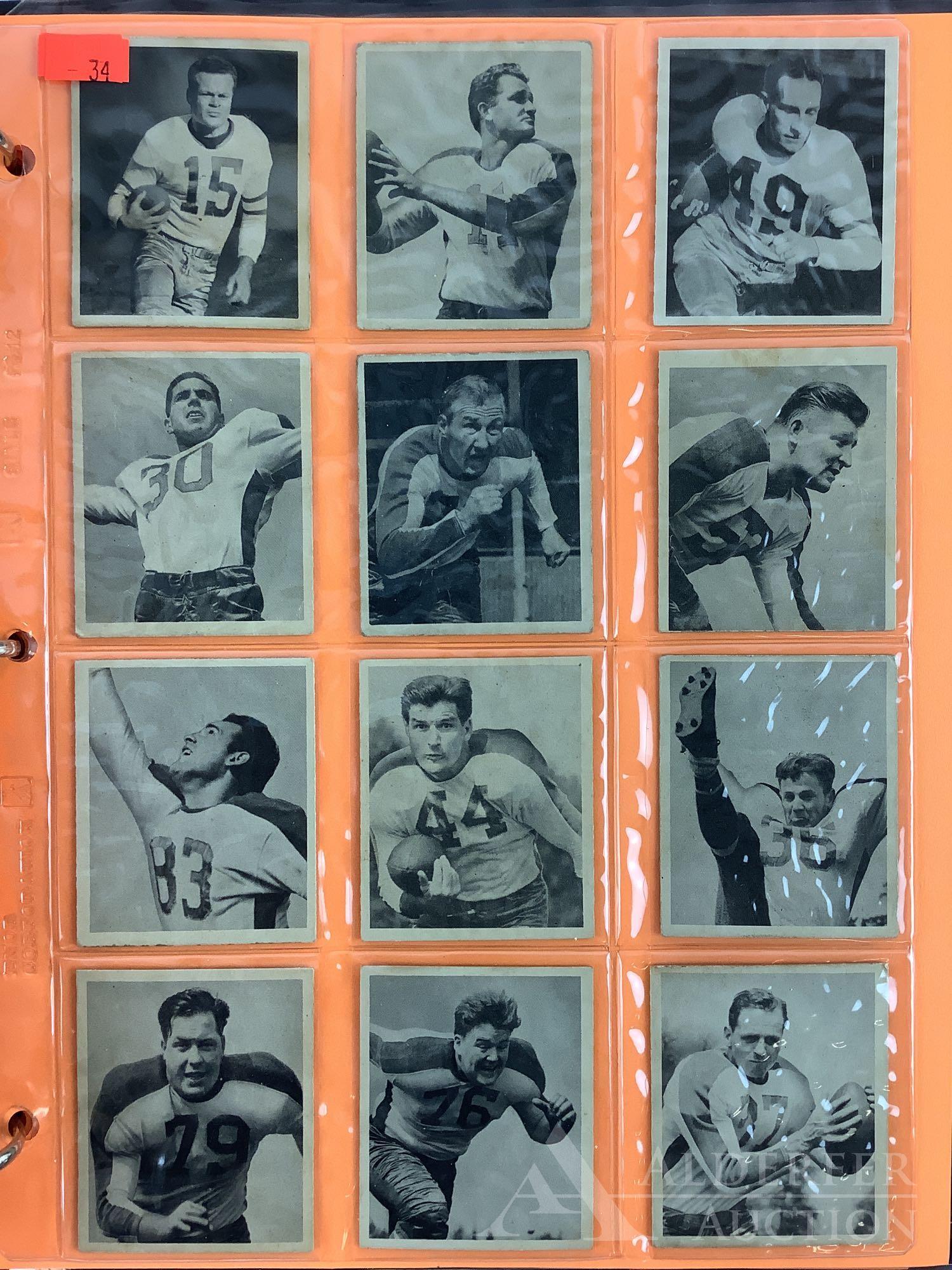 1948 Bowman football cards (1 of 2)