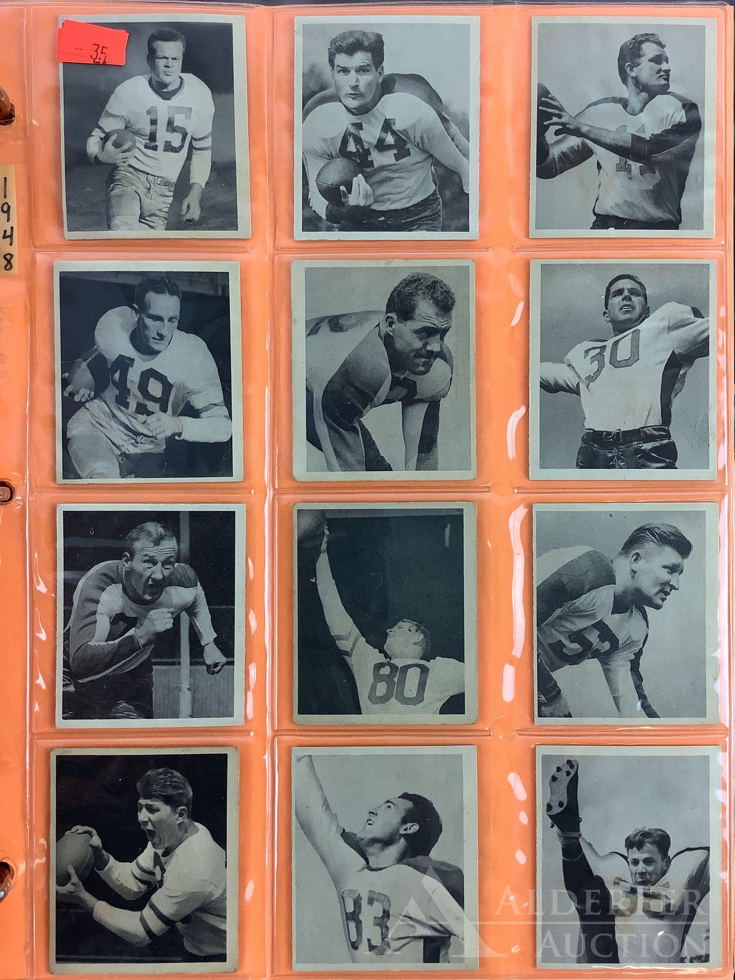 1948 Bowman football cards (1 of 2)