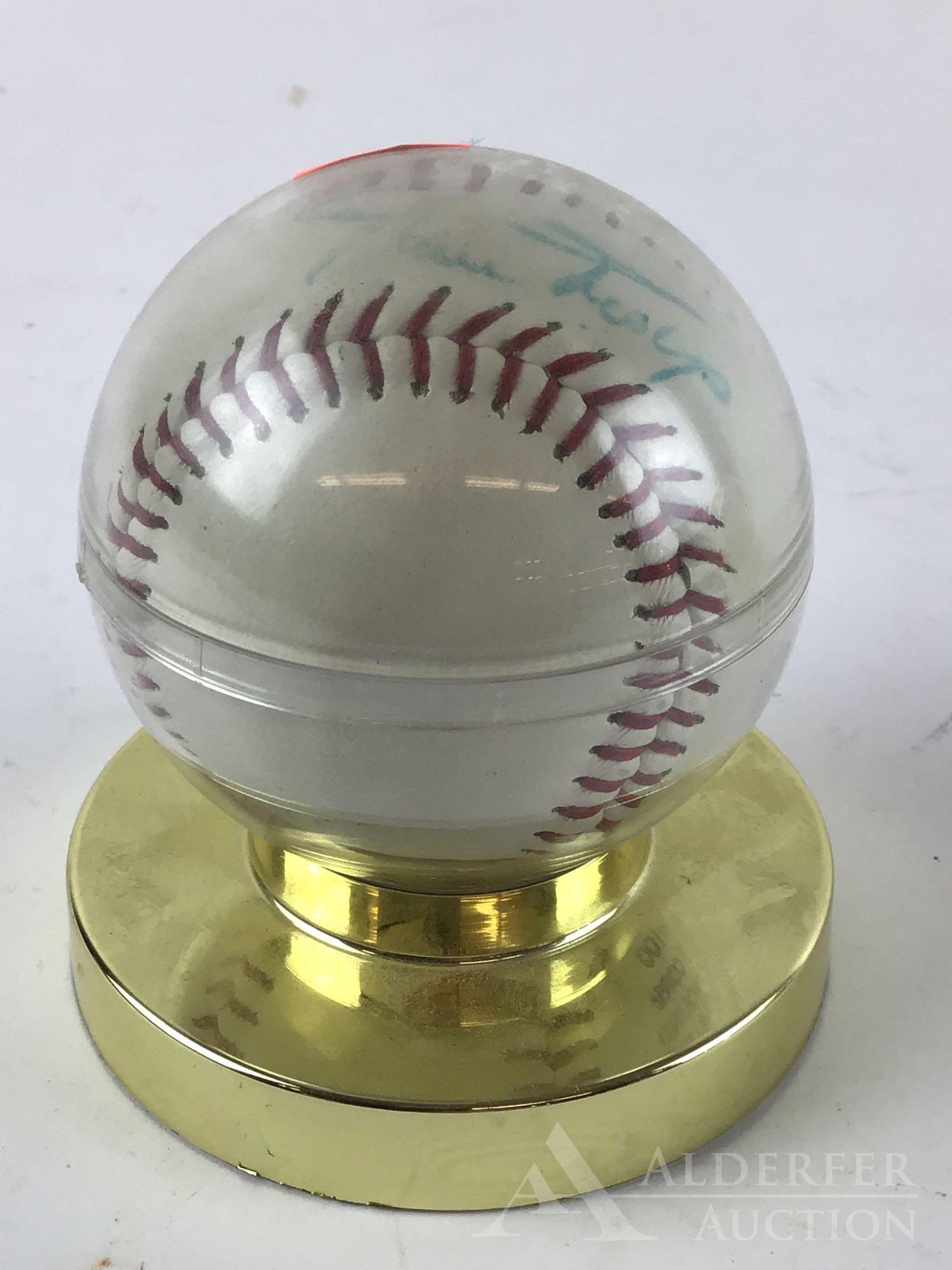 Willie Mays autographed baseball (1 of 4)