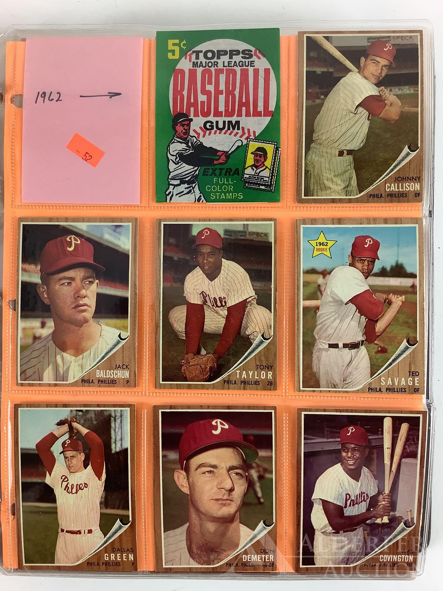 1962-65 Topps baseball cards and wrappers (1 of 20)