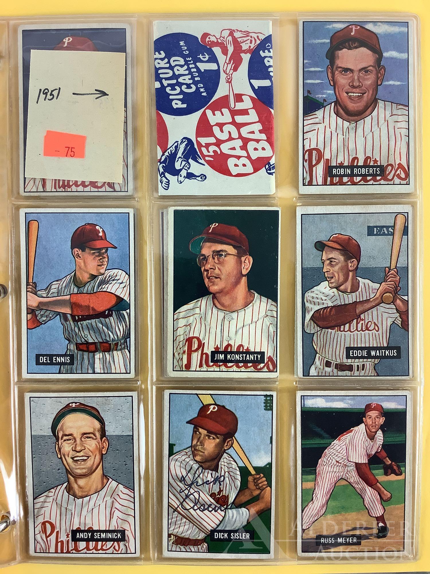 1951 Bowman baseball cards and wrapper (1 of 6)
