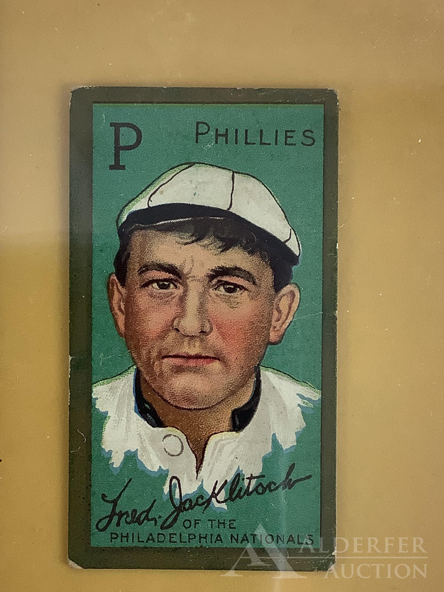 Sweet Caporal T-205 Gold Border baseball tobacco card (1 of 2)