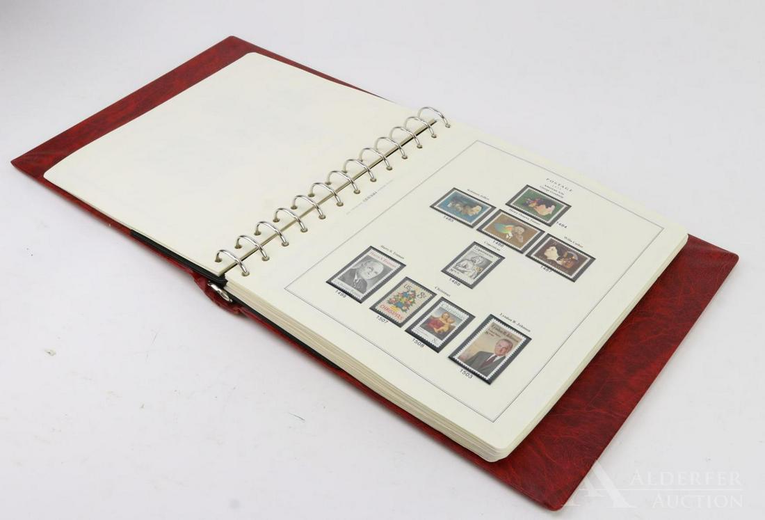 US Single Stamps and Albums #1365-#1787: Face about $110 plus varieties