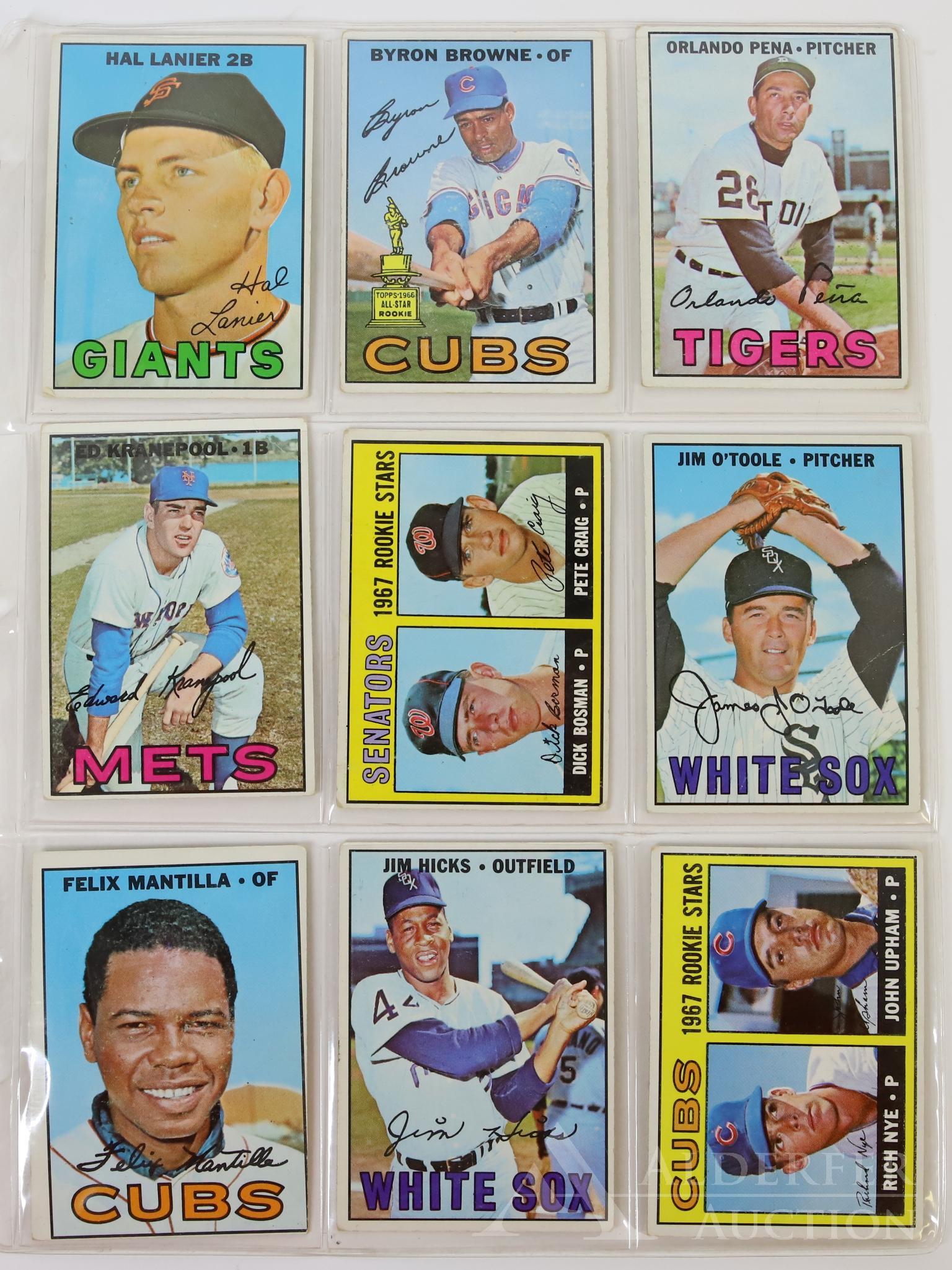 1967-1969 Topps Baseball Cards (1 of 6)