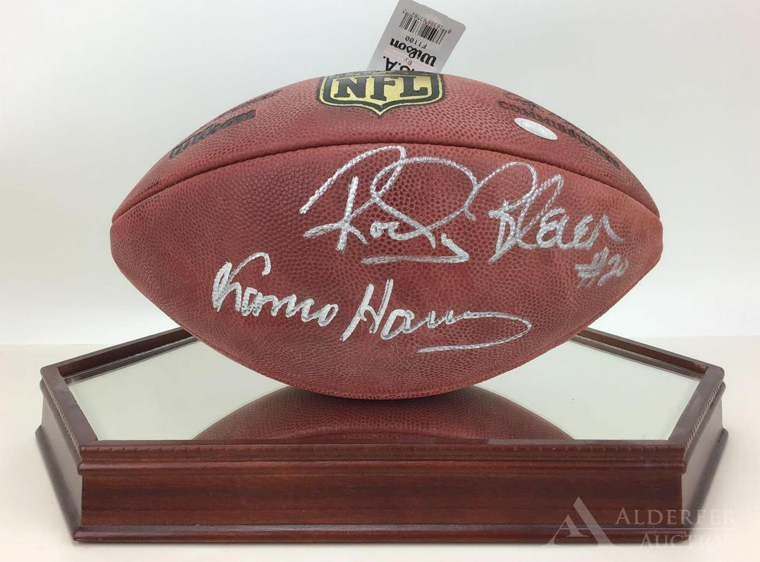 franco harris autographed football