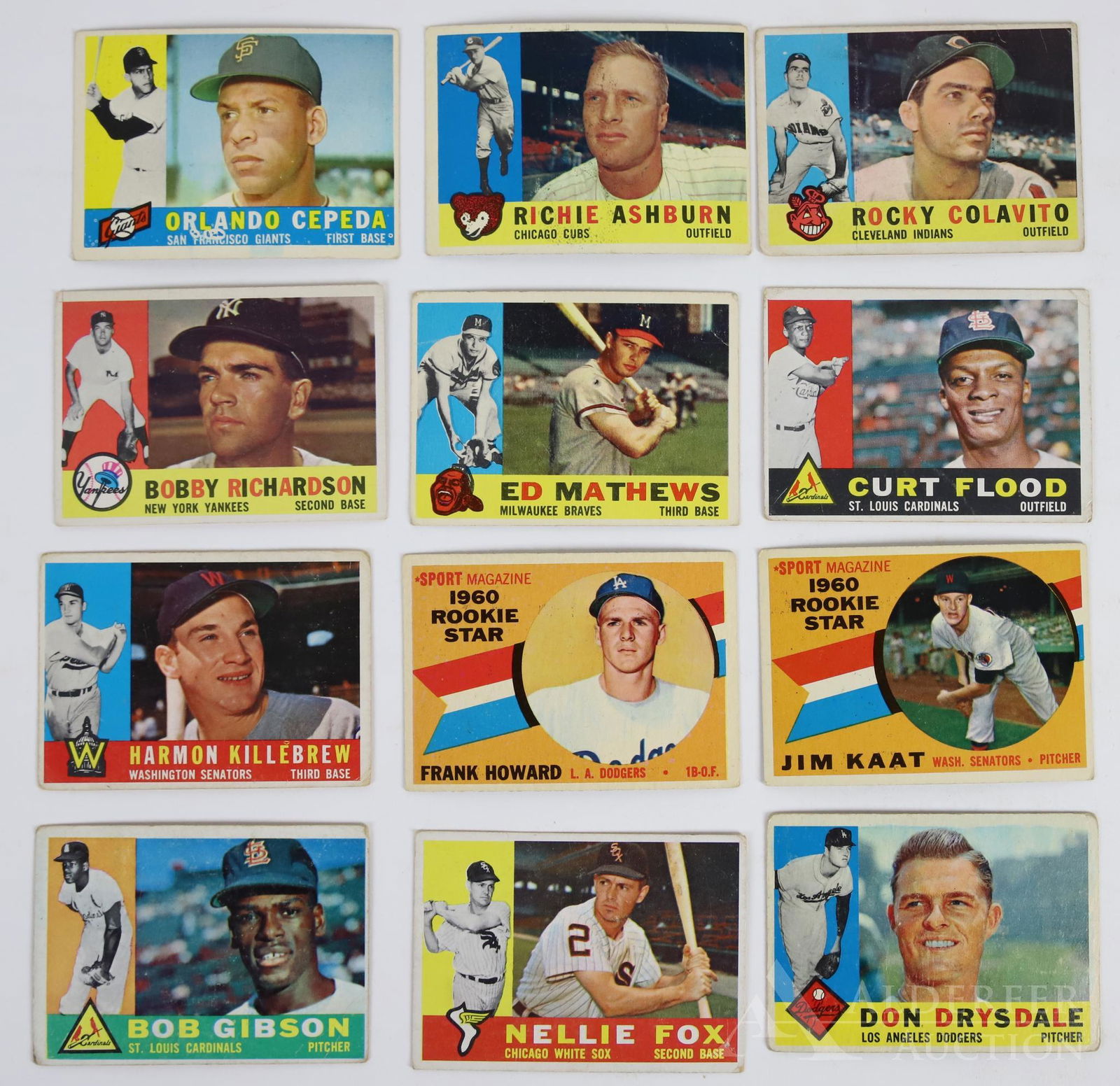 1960 Topps Baseball Cards (1 of 5)