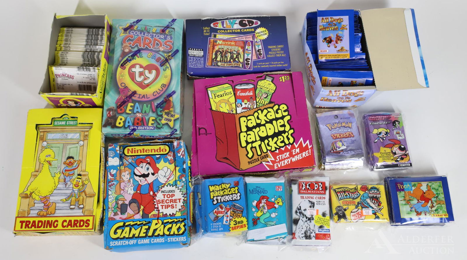 No-Sports Trading Cards & Album Stickers Lot (1 of 2)