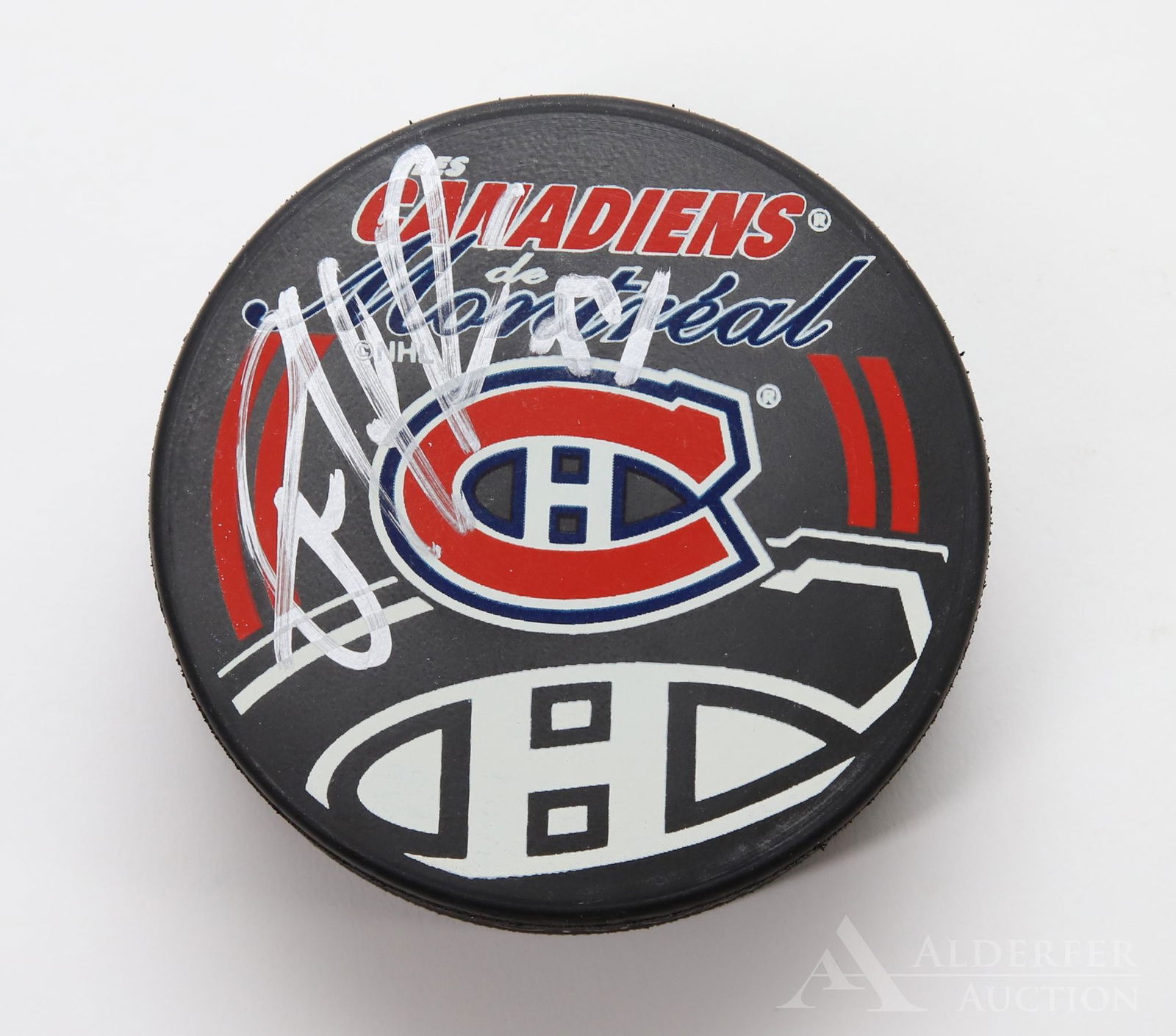 Patrick Roy Autographed Hockey Puck (1 of 5)