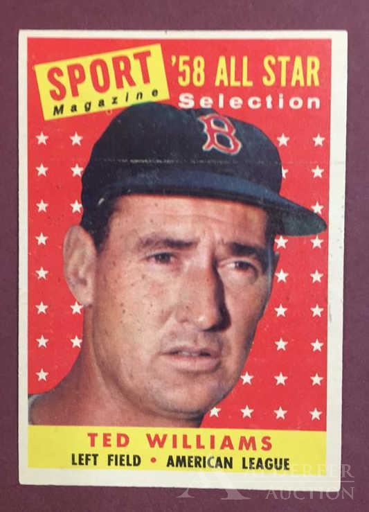 Ted Williams Baseball Card (1 of 2)