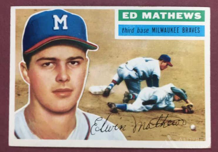Eddie Mathews Baseball Card (1 of 2)