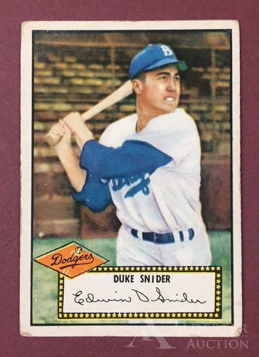 Duke Snyder Baseball Card (1 of 2)