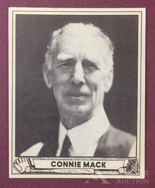 Hall of Fame Connie Mack Baseball Card (1 of 2)