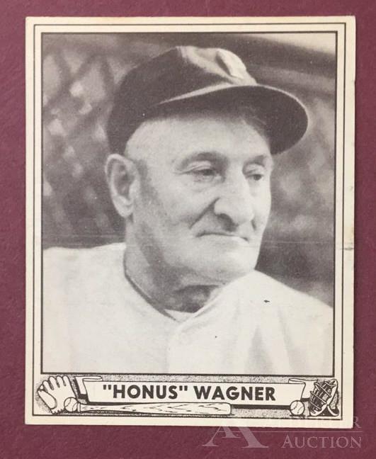 Hall of Fame Honus Wagner Baseball Card (1 of 2)