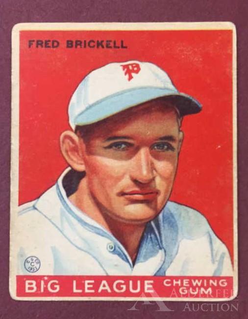 Fred Bricknell Baseball Card (1 of 2)