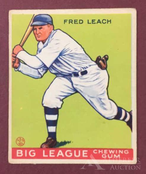 Fred Leach Baseball Card (1 of 2)