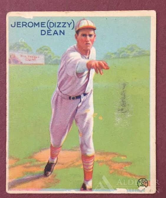 Hall of Fame Jerome (Dizzy) Dean Baseball Card (1 of 2)