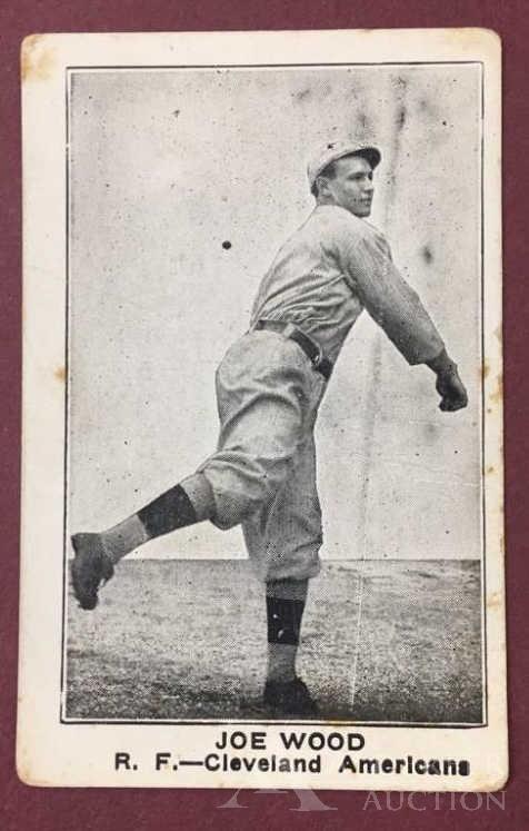 Joe Wood Baseball Card (1 of 2)