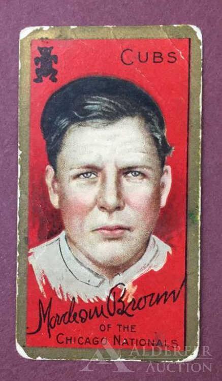 Hall of Fame Mordecai Brown Baseball Tobacco Card (1 of 2)