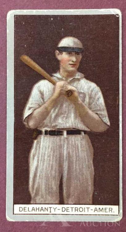 Jim Delehanty Baseball Tobacco Card (1 of 2)