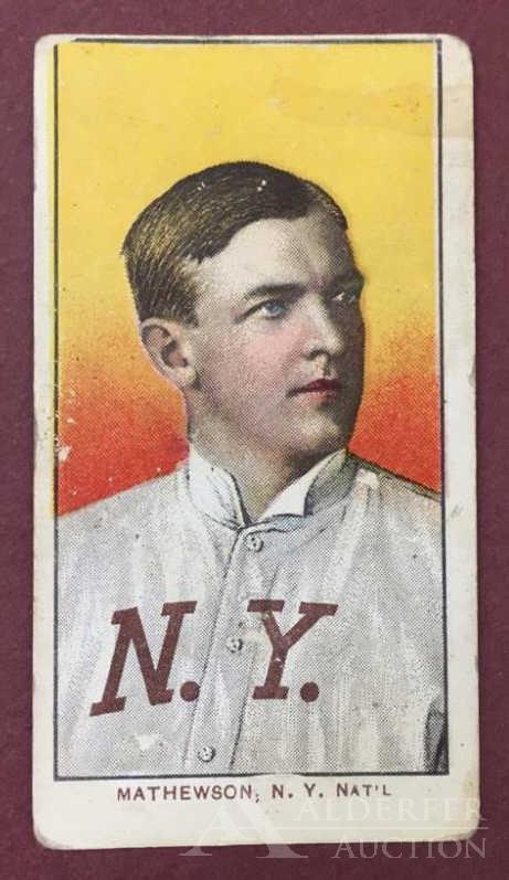Hall of Fame Cristie Mathewson Baseball Tobacco Card (1 of 2)