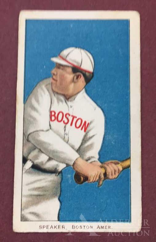 Hall of Fame Tris Speaker Baseball Rookie Card (1 of 2)