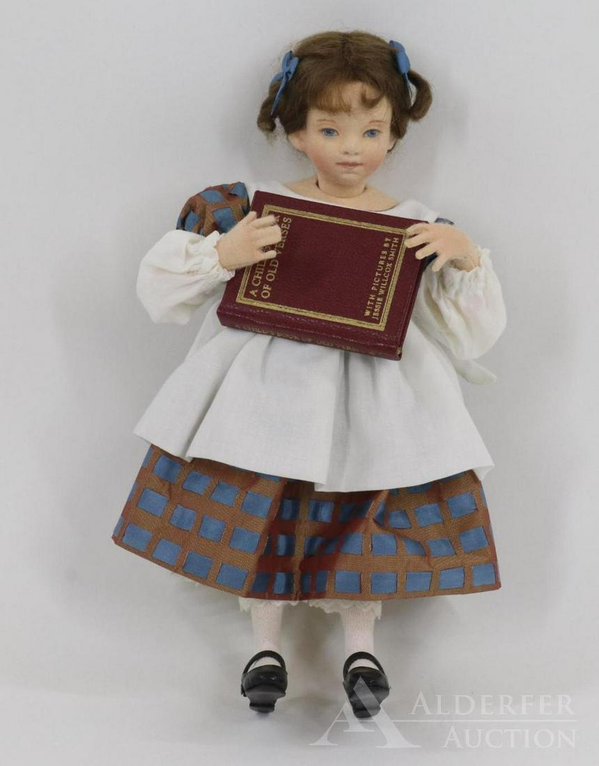 LOT OF R. JOHN WRIGHT.: 9 1/2" MIB "Margaret" Storyland Souvenir Doll, 2010 Convention. Tag on back of doll has been signed.
