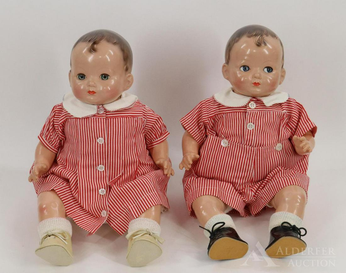 LOT OF COMPOSITION DOLLS (1 of 6)