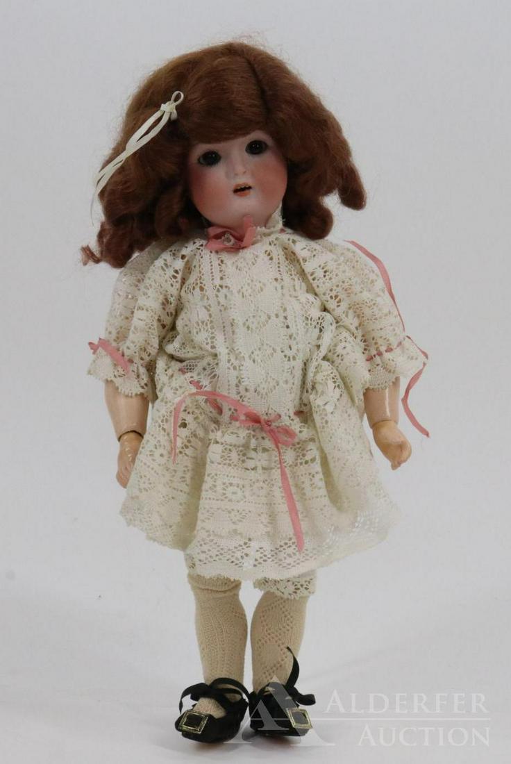 GERMAN BISQUE HEAD DOLLS, 13" AND UNDER. (1 of 6)
