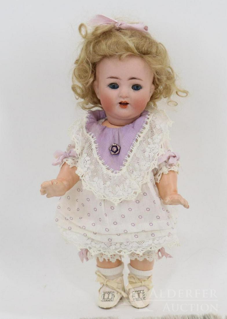 GERMAN BISQUE HEAD DOLLS, 13" AND UNDER. (1 of 8)
