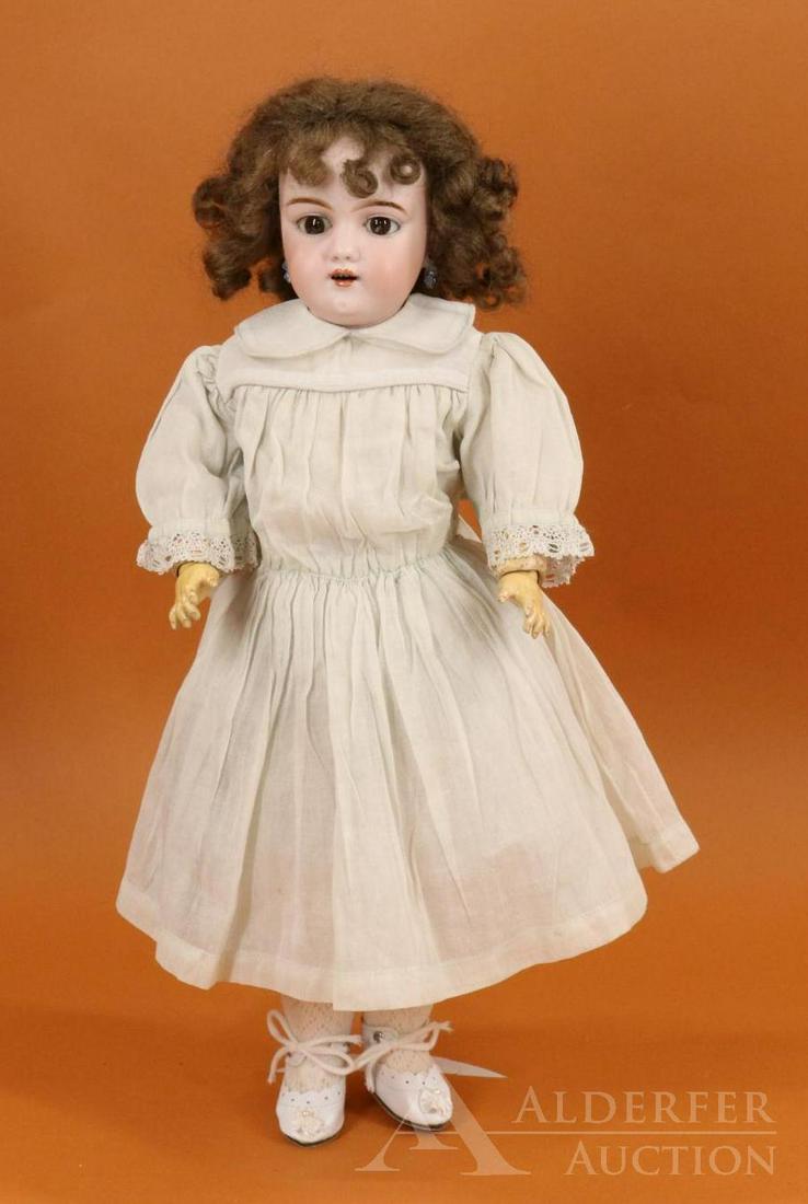 GERMAN BISQUE HEAD DOLL. (1 of 10)