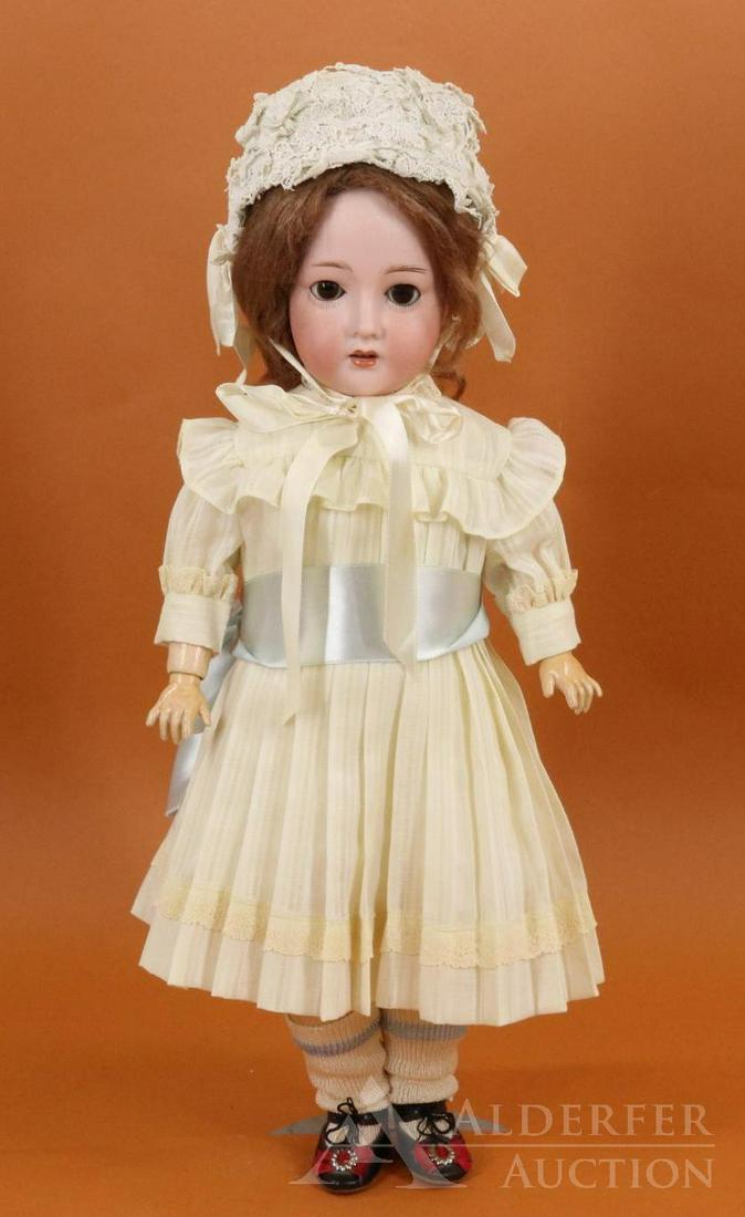 GERMAN BISQUE HEAD DOLL. (1 of 11)