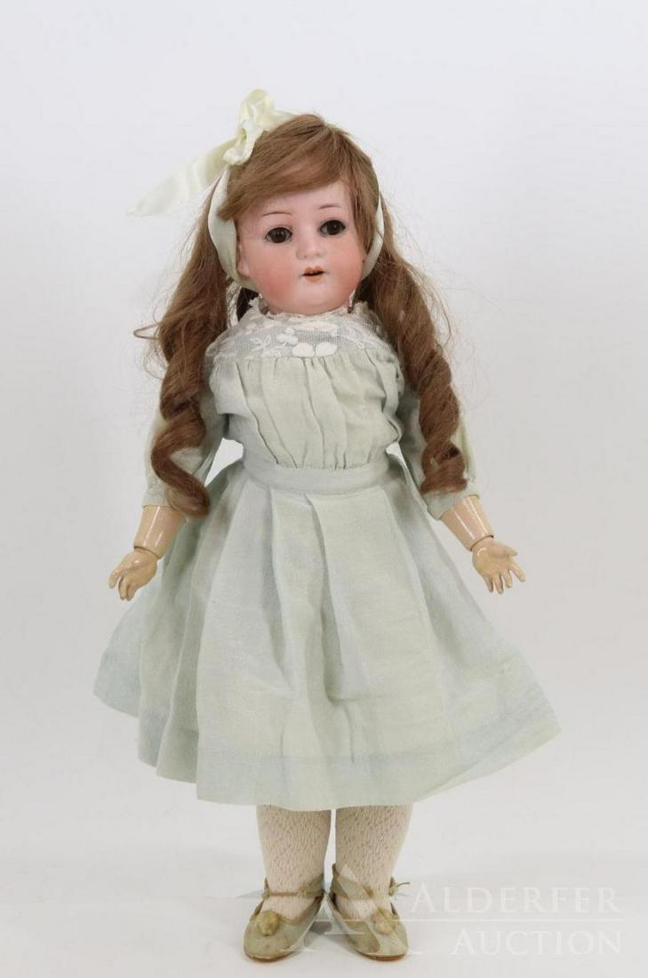 GERMAN BISQUE HEAD DOLL. (1 of 9)