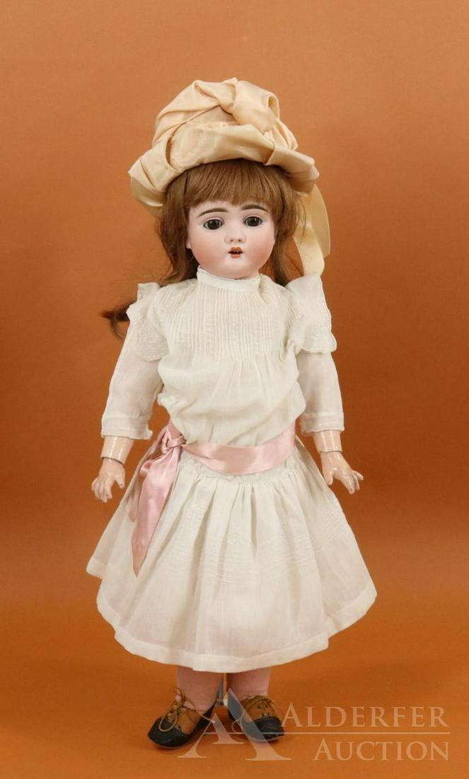 GERMAN BISQUE HEAD DOLL. (1 of 9)