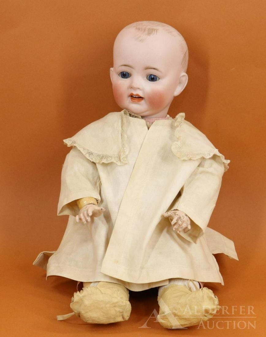 GERMAN BISQUE HEAD BABY DOLL. (1 of 14)
