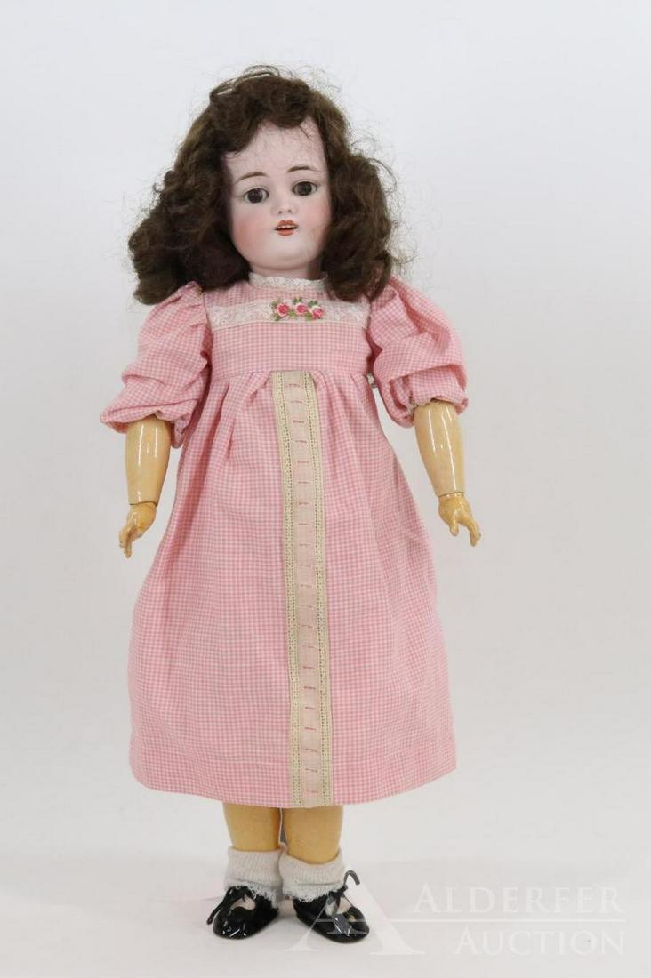 GERMAN BISQUE HEAD DOLL,. (1 of 6)