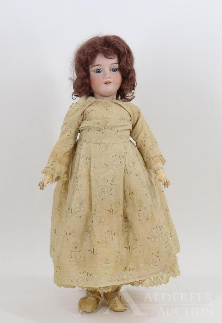 GERMAN BISQUE HEAD DOLL. (1 of 8)