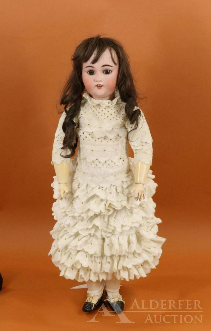 GERMAN BISQUE HEAD DOLL. (1 of 11)