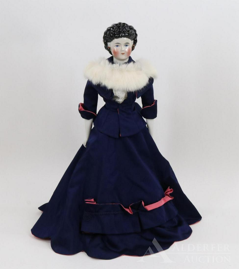 LOT OF CHINA/PARIAN DOLLS. (1 of 8)