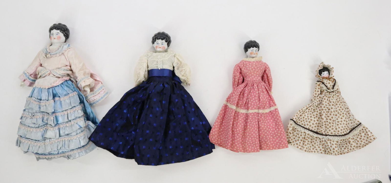 LOT OF CHINA/PARIAN DOLLS. (1 of 13)