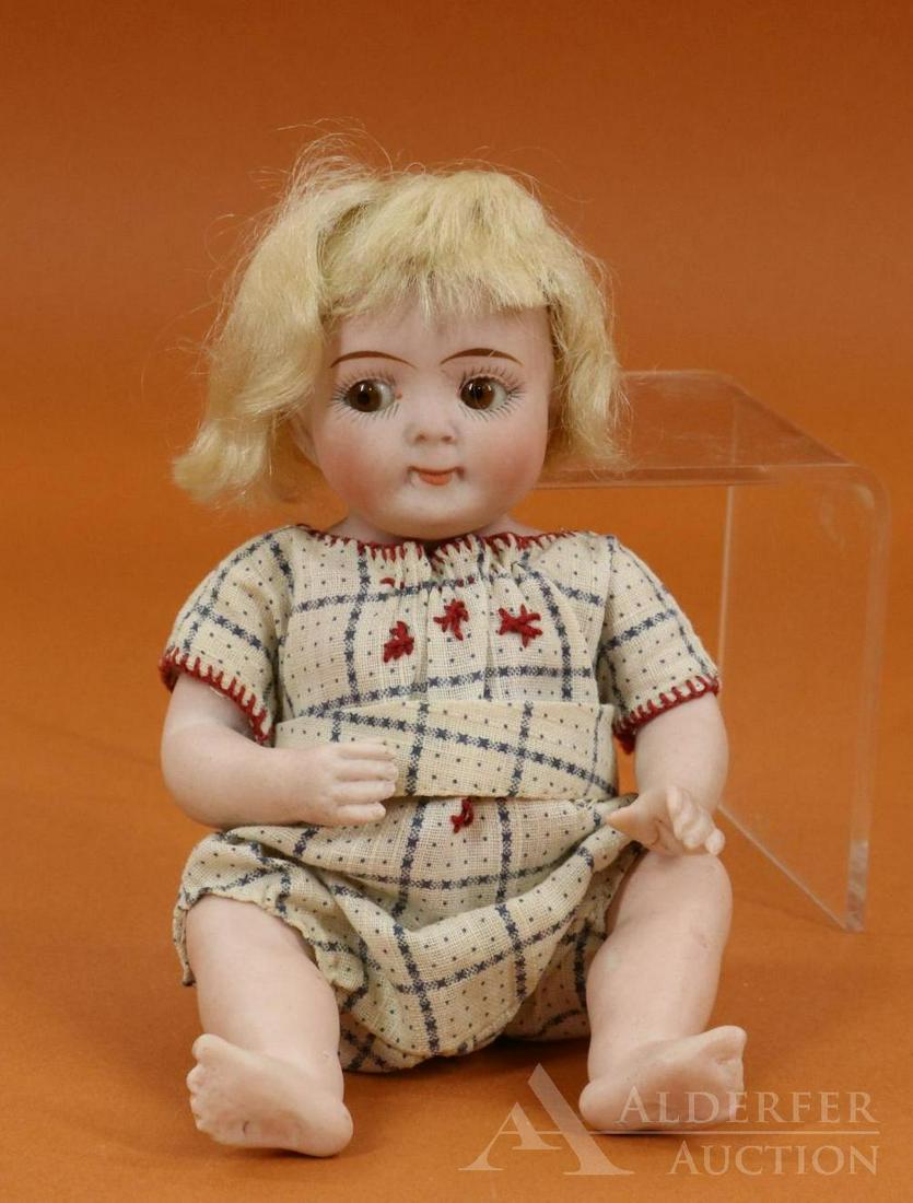 LOT OF ALL BISQUE DOLLS. (1 of 5)