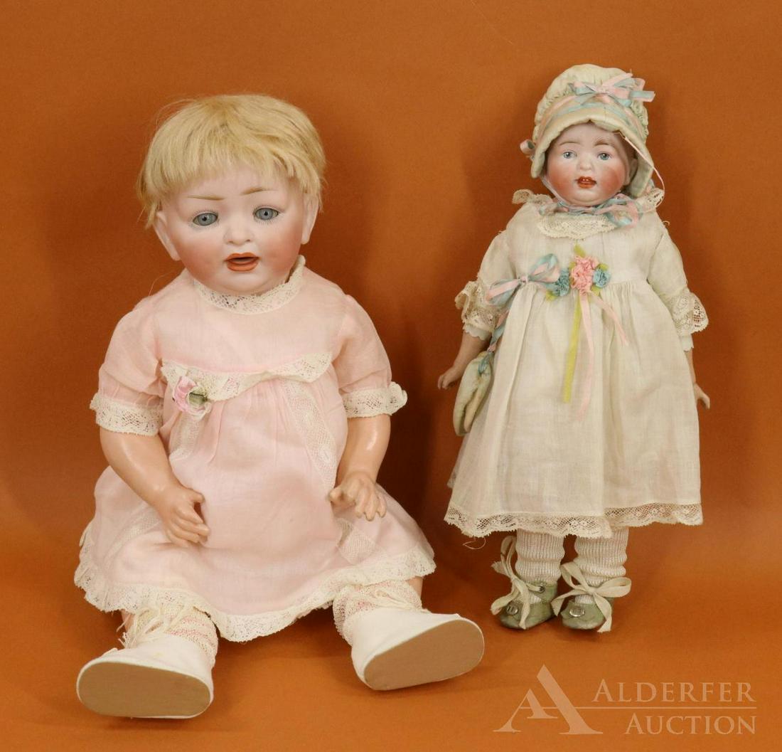 GERMAN BISQUE HEAD BABY DOLL(S). (1 of 14)