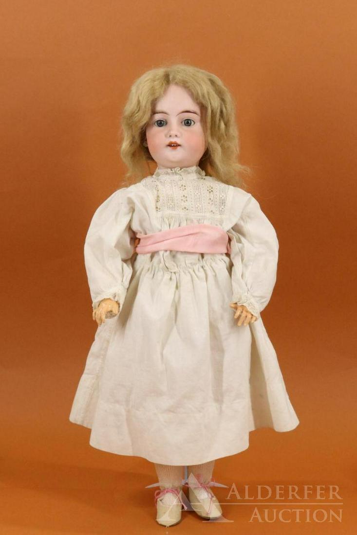 GERMAN BISQUE HEAD DOLL. (1 of 8)