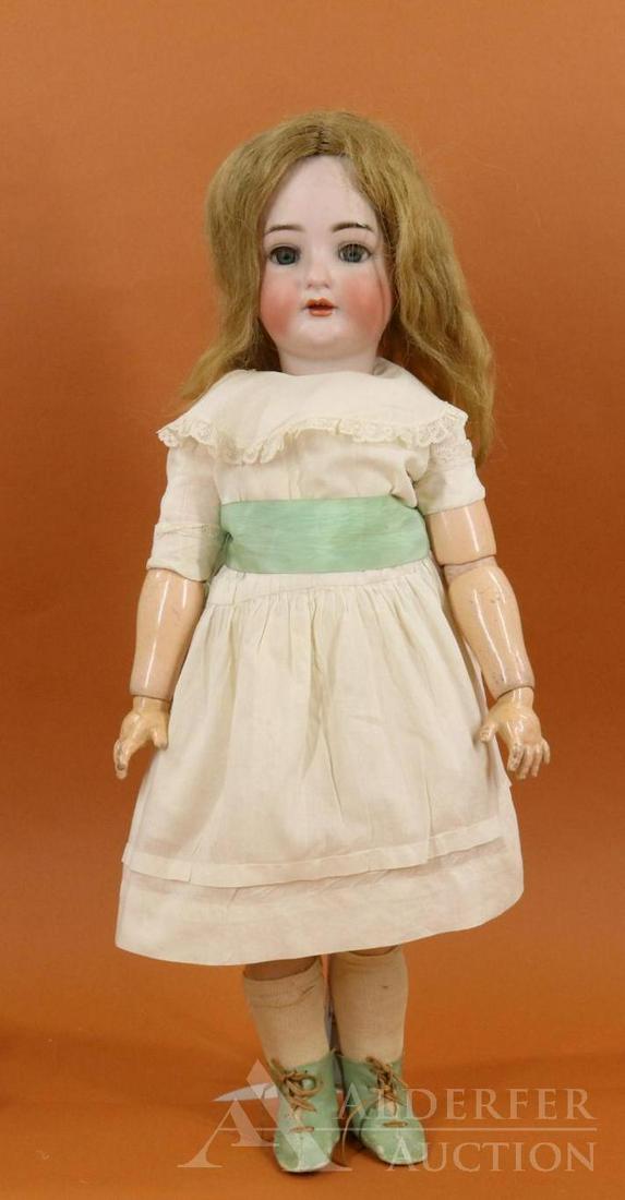 GERMAN BISQUE HEAD DOLL. (1 of 9)