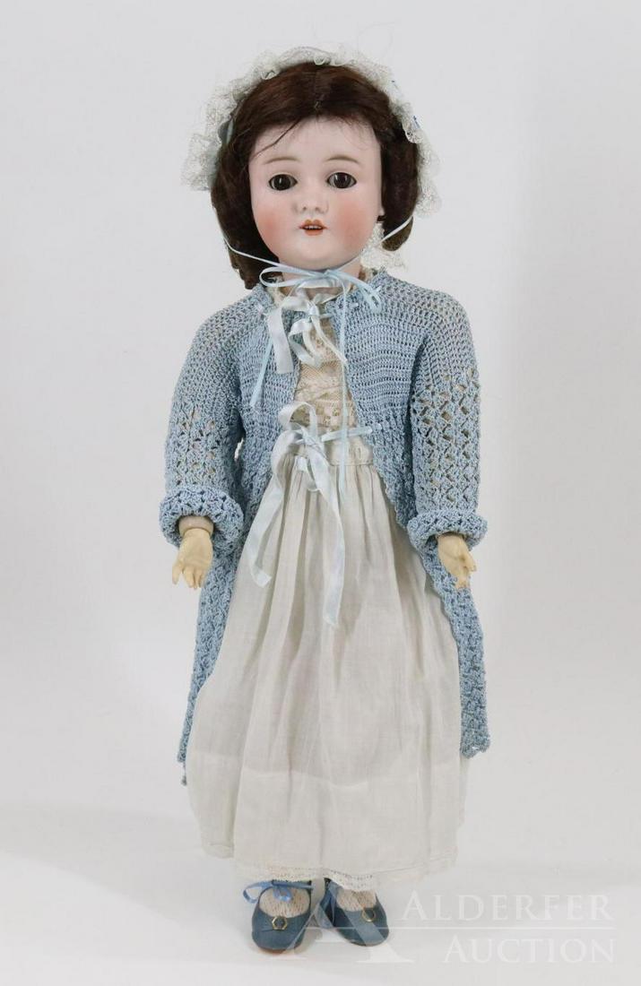 GERMAN BISQUE HEAD DOLL. (1 of 11)