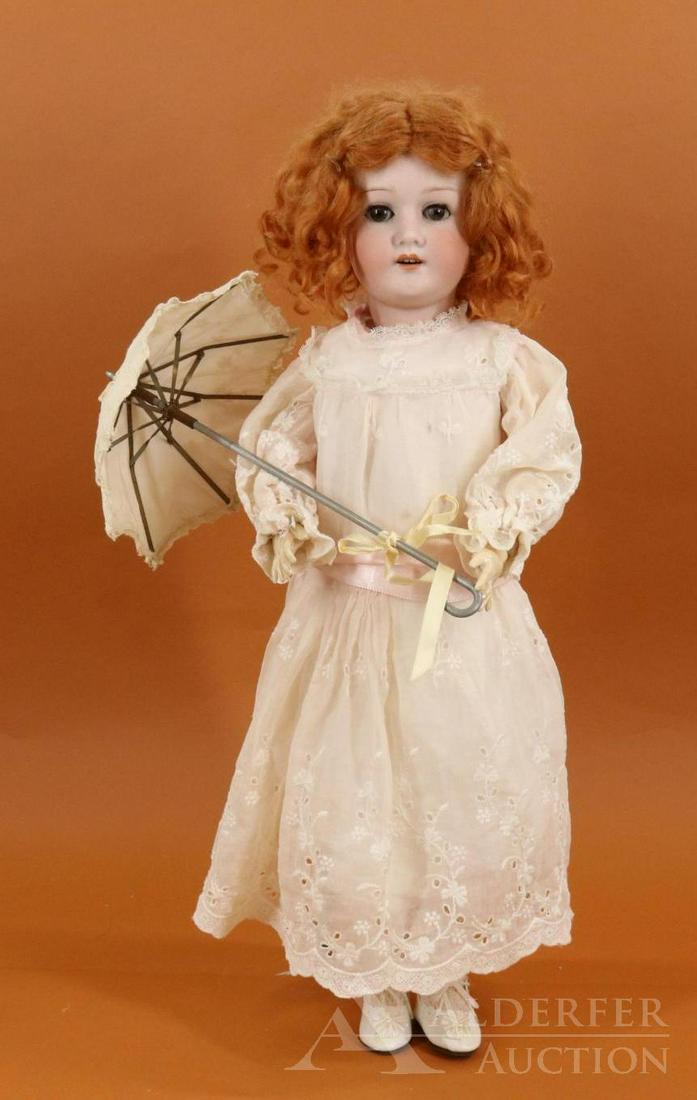 GERMAN BISQUE HEAD DOLL. (1 of 10)