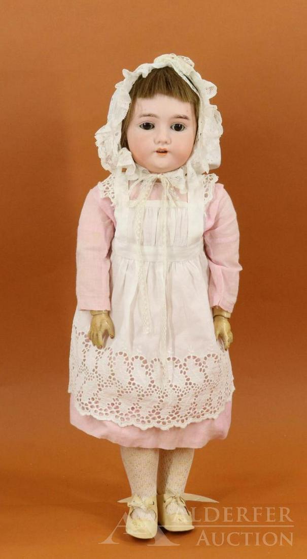 GERMAN BISQUE HEAD DOLL. (1 of 10)