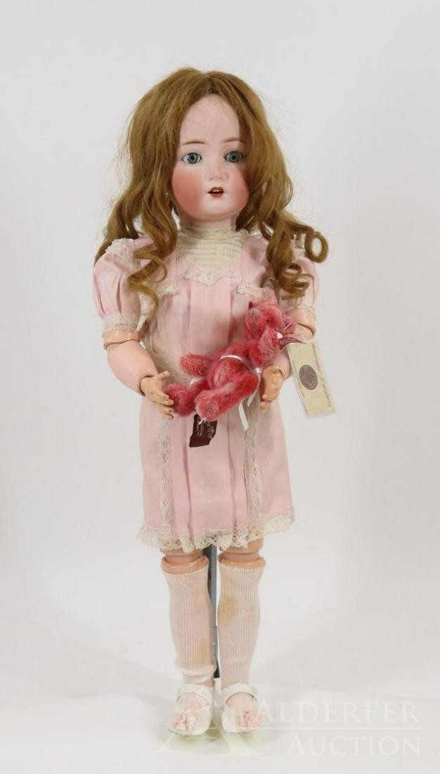 GERMAN BISQUE HEAD DOLL. (1 of 15)
