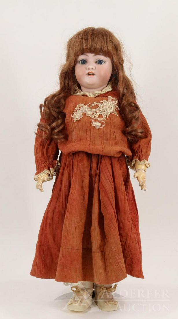GERMAN BISQUE HEAD DOLL. (1 of 13)