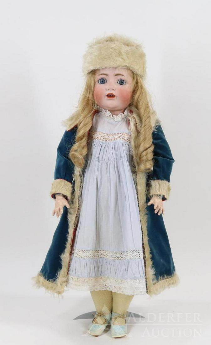 GERMAN BISQUE HEAD DOLL. (1 of 12)