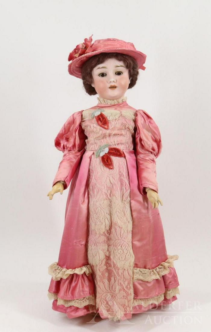 GERMAN BISQUE HEAD DOLL. (1 of 13)